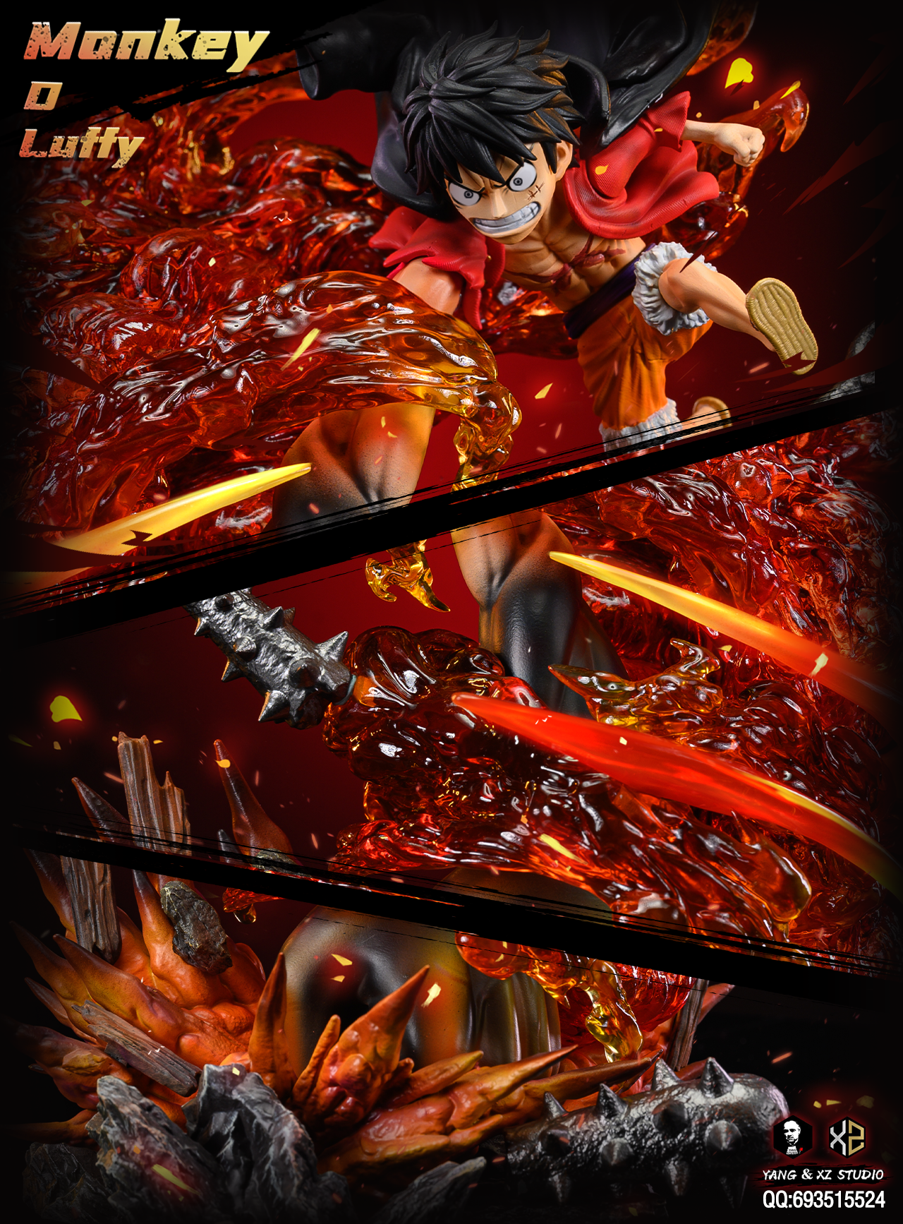 XS x YANG STUDIO – ONE PIECE: RED ROC LUFFY [IN STOCK]