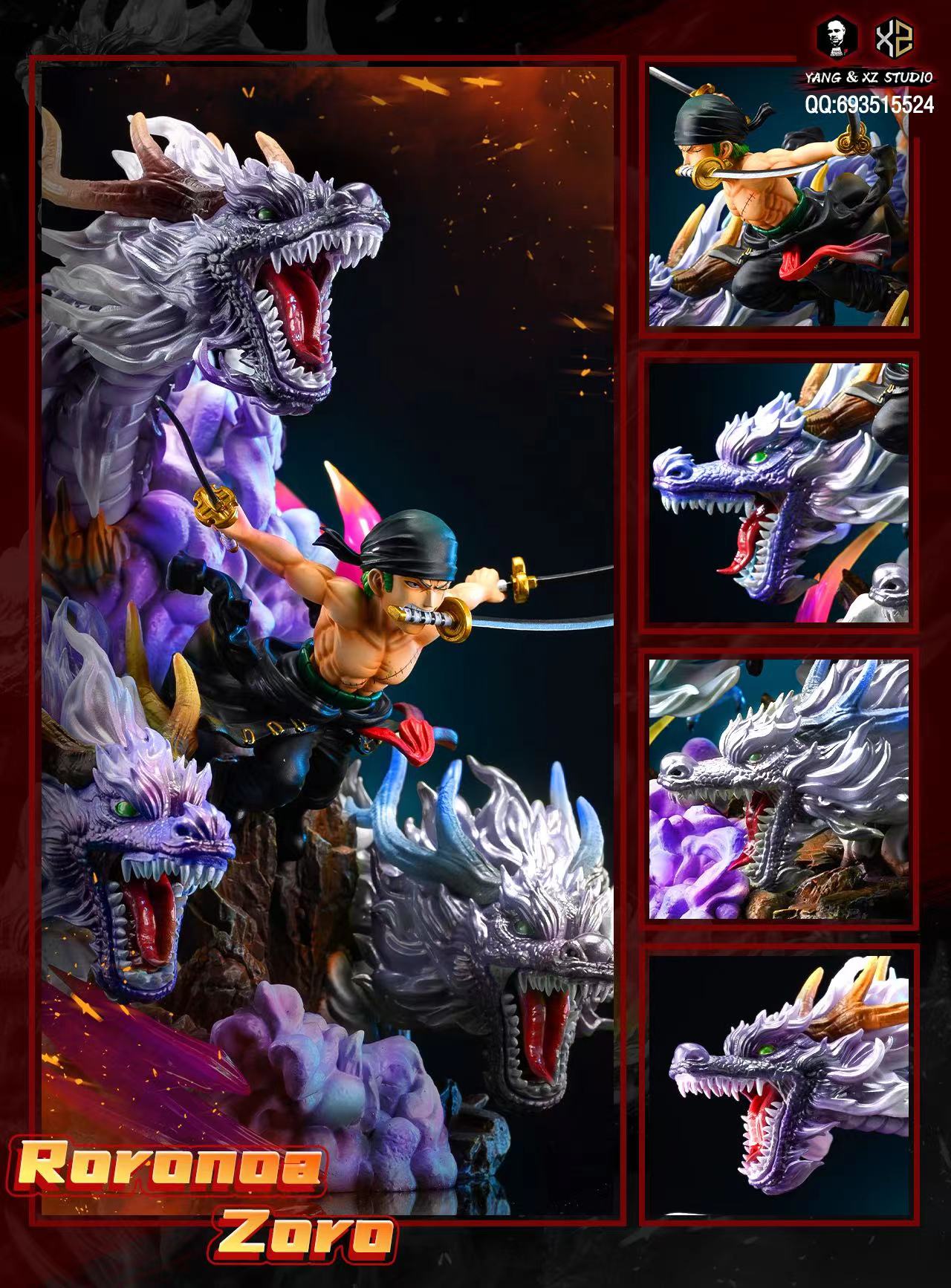 XS x YANG STUDIO – ONE PIECE: THREE DRAGONS RORONOA ZORO [IN STOCK