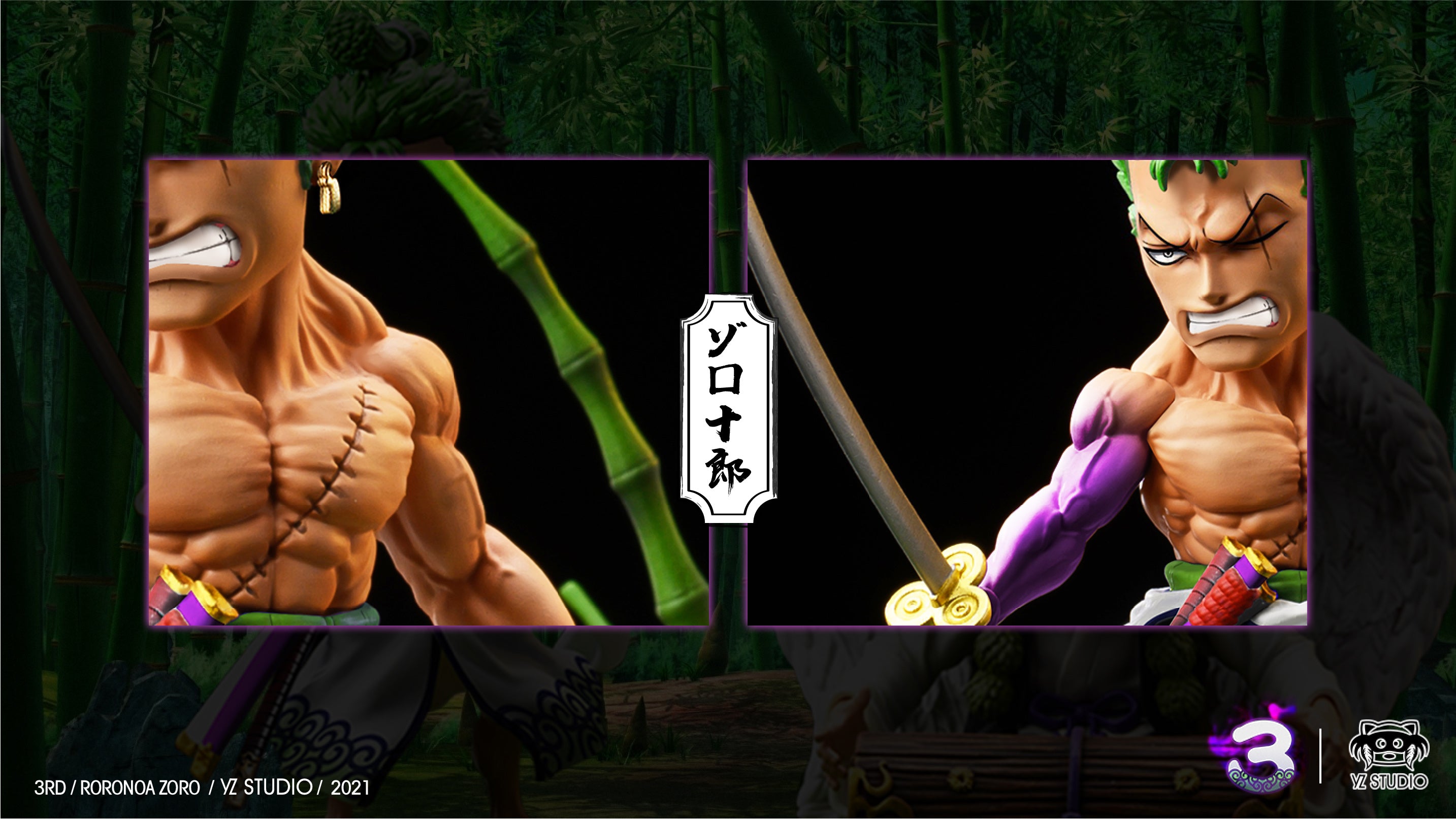 YZ STUDIO – ONE PIECE: ZOROJURO & TENGUYAMA HITETSU [IN