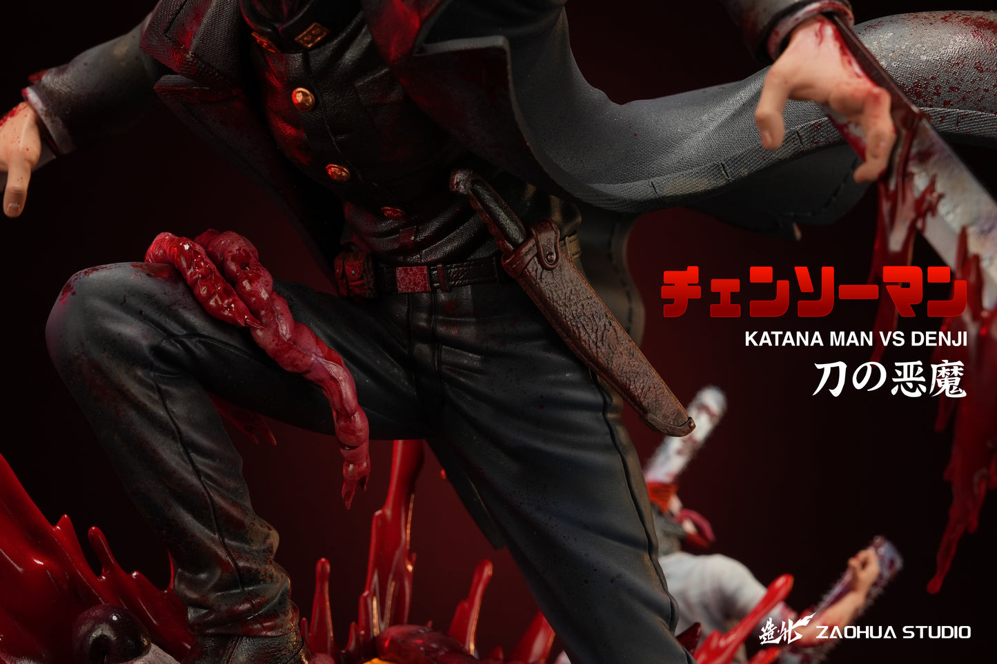 ZAOHUA STUDIO – CHAINSAW MAN: WEAPON DEVIL SERIES 1. KATANA MAN VS DENJI [SOLD OUT]