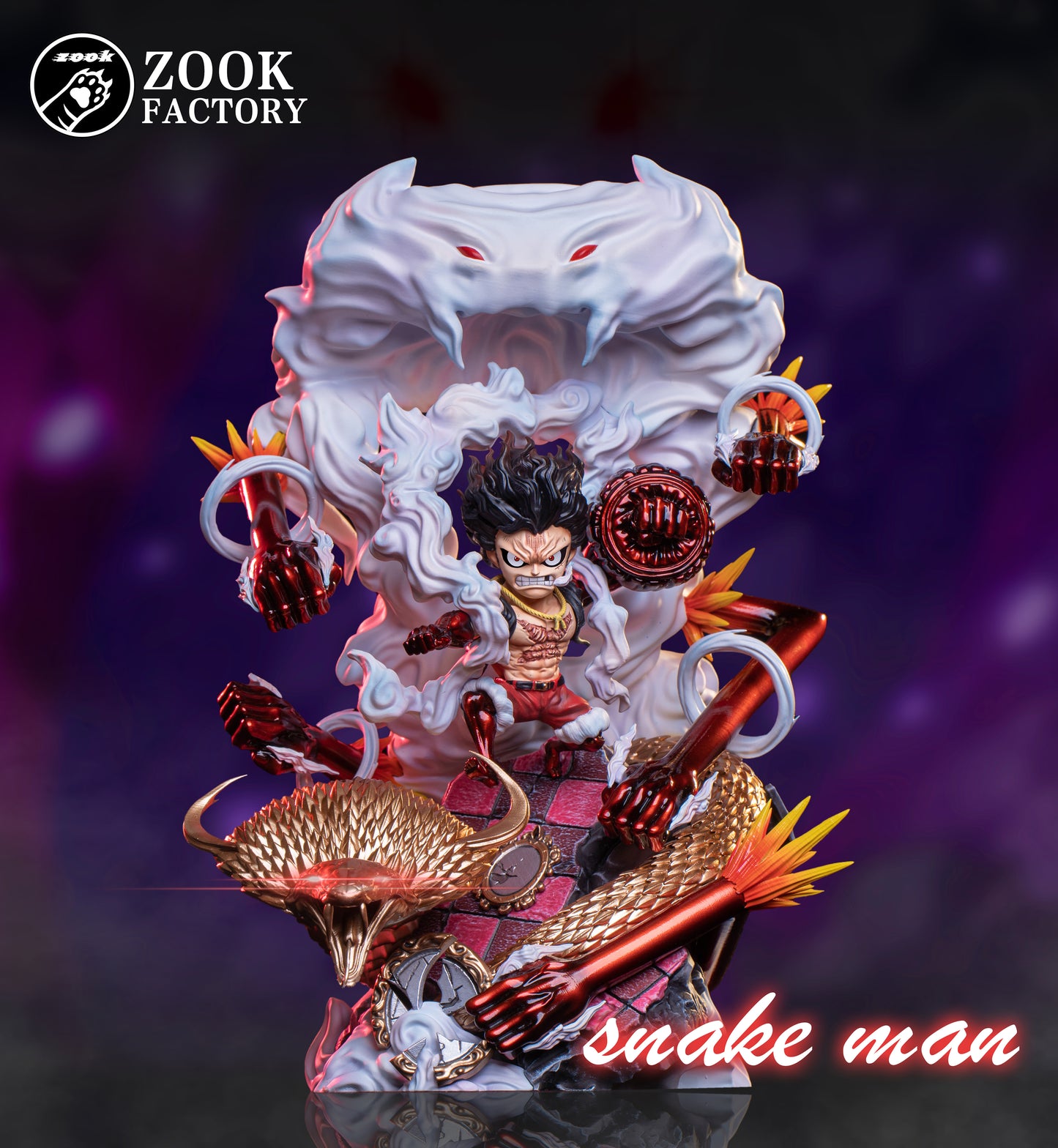 ZOOK FACTORY STUDIO – ONE PIECE: SNAKEMAN LUFFY [SOLD OUT]