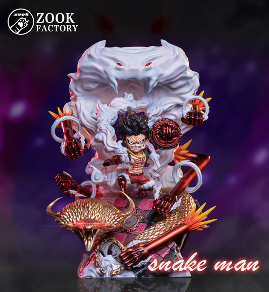 ZOOK FACTORY STUDIO – ONE PIECE: SNAKEMAN LUFFY [IN STOCK]