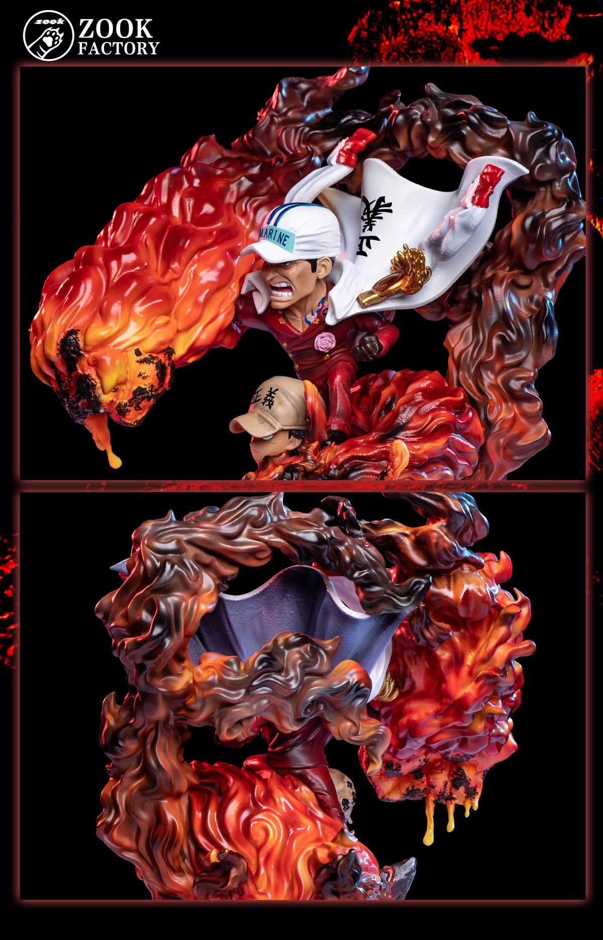 Tree Admerals ZOOK FACTORY STUDIO – ONE PIECE: THREE ADMIRALS SERIES 1. AKAINU [SOLD ...