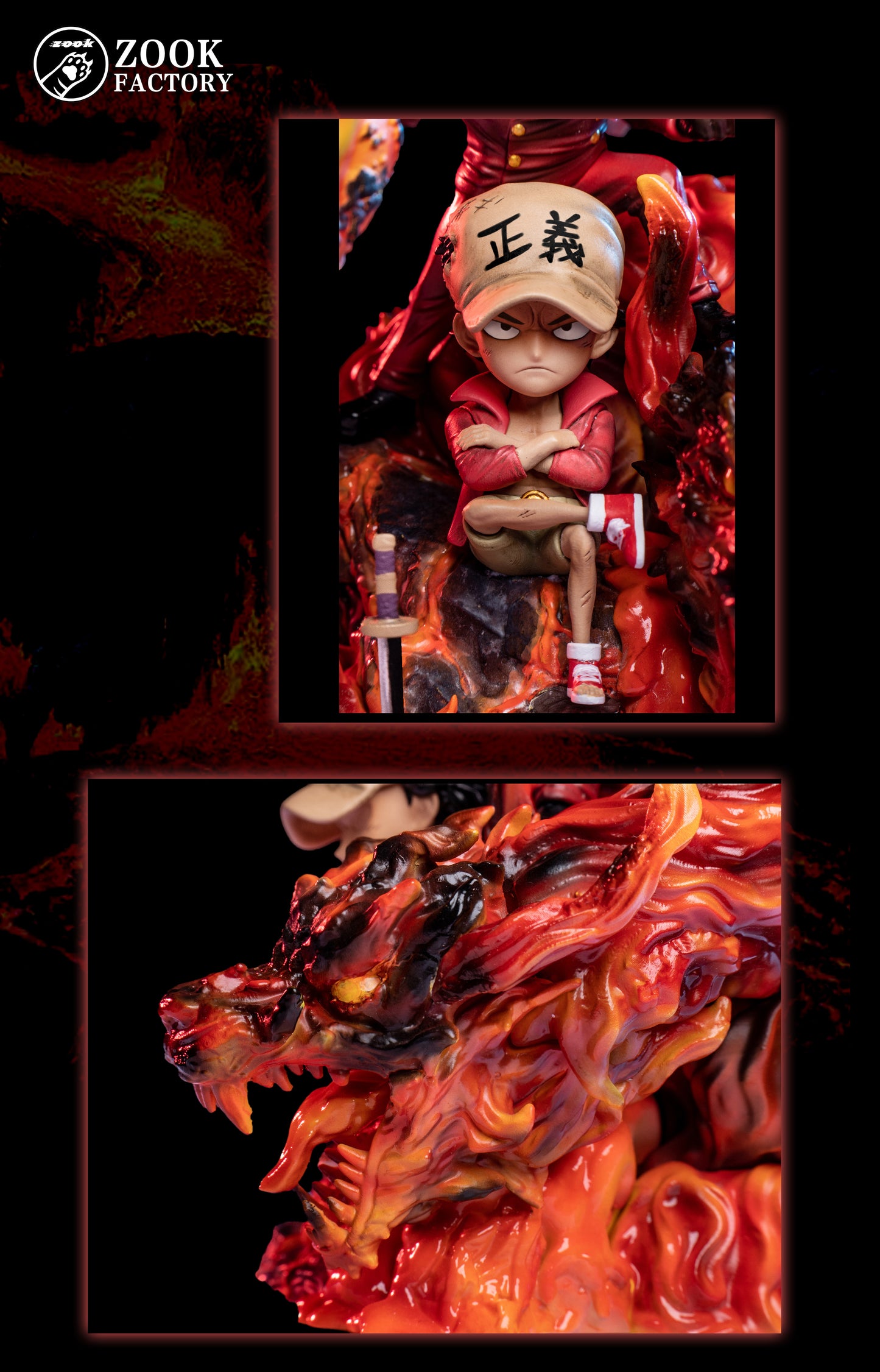 ZOOK FACTORY STUDIO – ONE PIECE: THREE ADMIRALS SERIES 1. AKAINU [SOLD OUT]