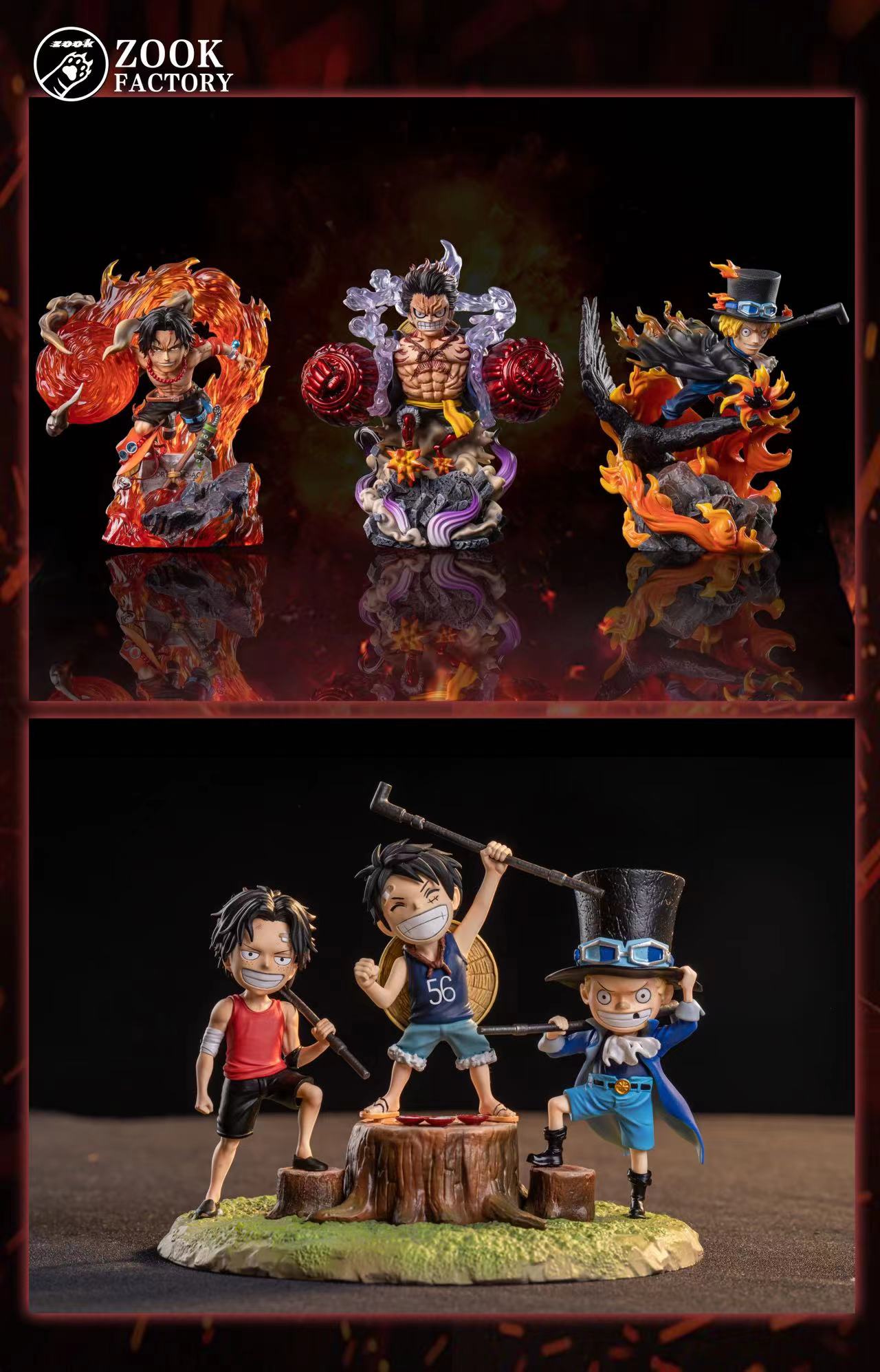 ZOOK FACTORY STUDIO – ONE PIECE: THREE BROTHERS SERIES, LUFFY [IN STOCK]