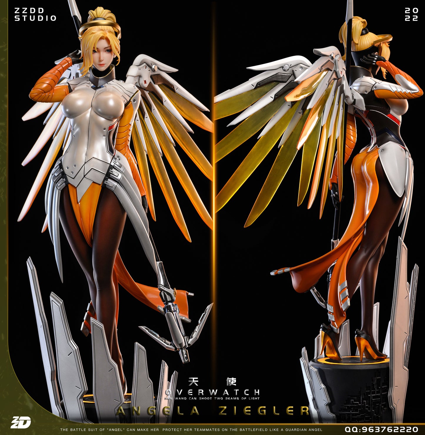 ZZDD STUDIO – OVERWATCH: ANGELA ZIEGLER, MERCY [IN STOCK]
