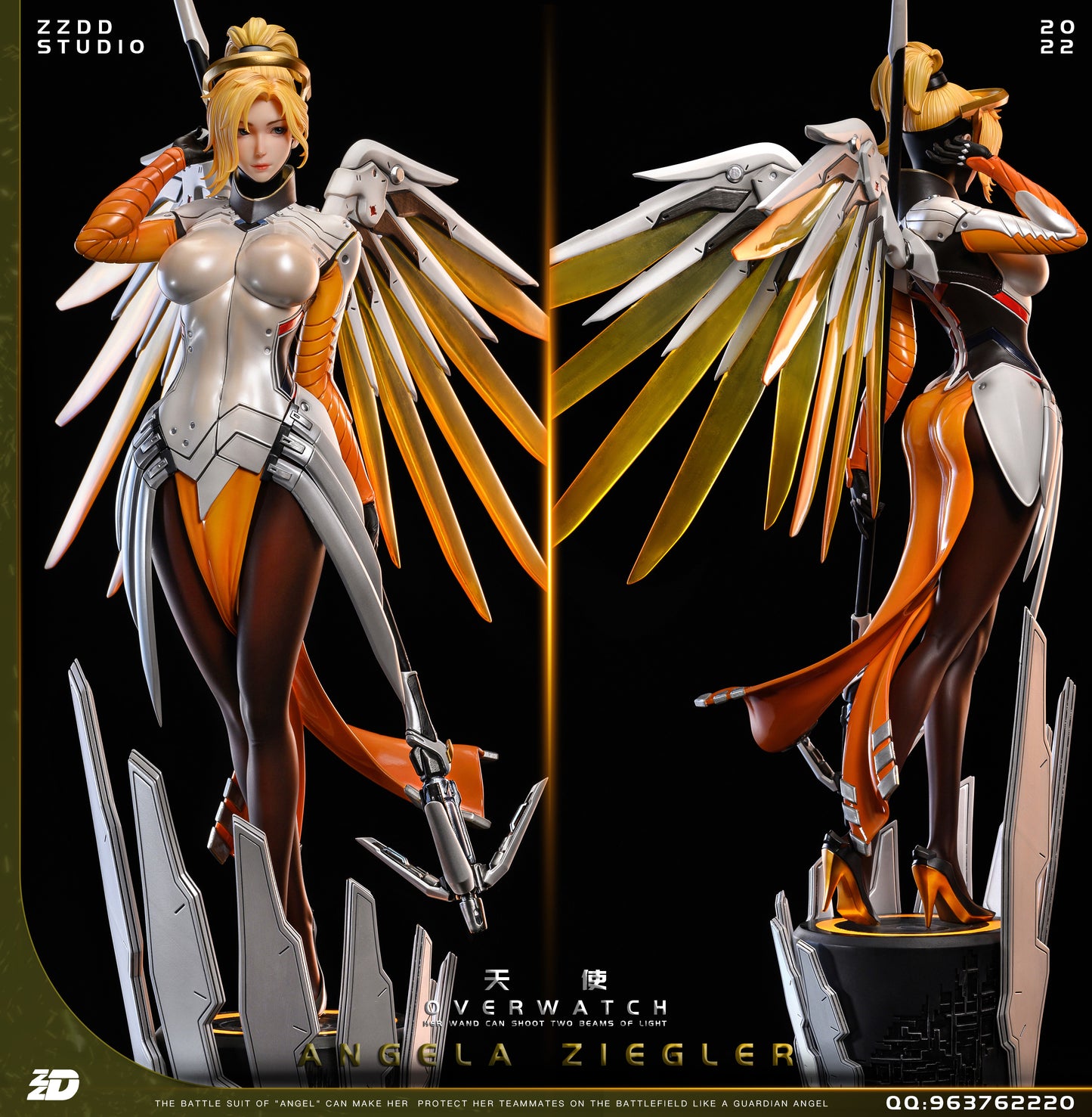 ZZDD STUDIO – OVERWATCH: ANGELA ZIEGLER, MERCY [IN STOCK]